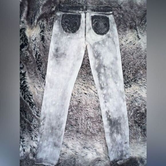 SIWY Melt My Heart Skinny Jeans in Grey, Size 27 - Picture 6 of 12